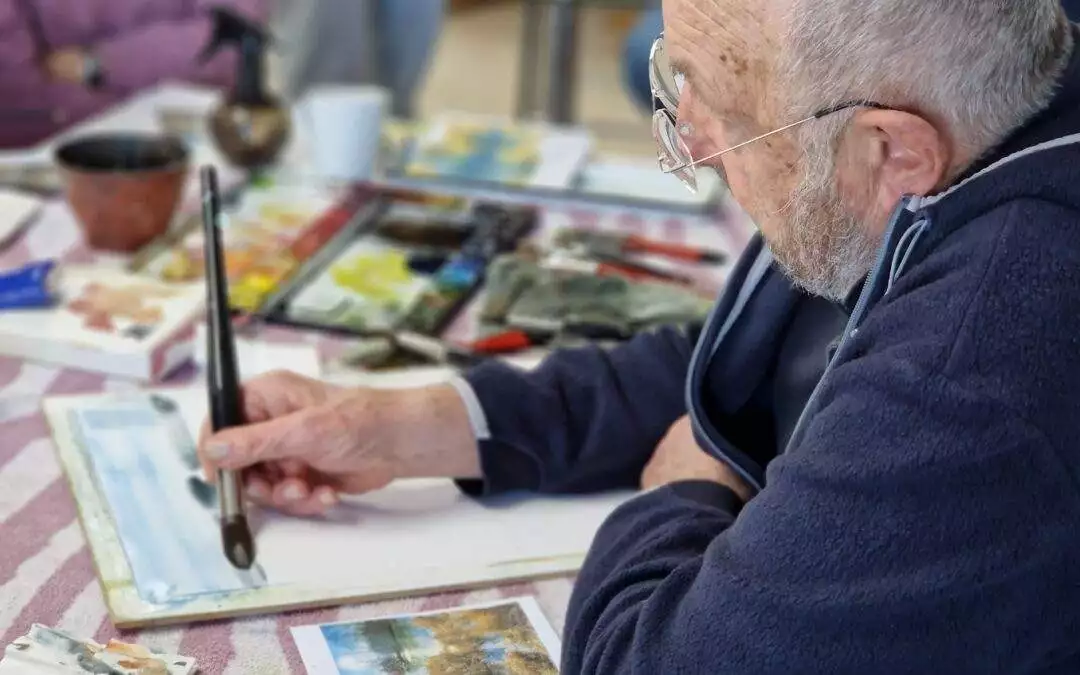 HEINZ BÜCHELE: Das lockere Aquarell: Kalkül und Zufall |  So 30. Mai